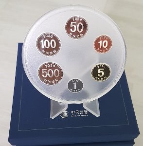 한국은행창립70주년 기념주화 2020년 프루프세트