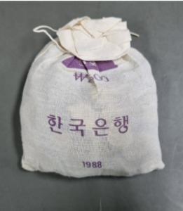 현행 5원주화 1988년 500개 소관봉 미사용